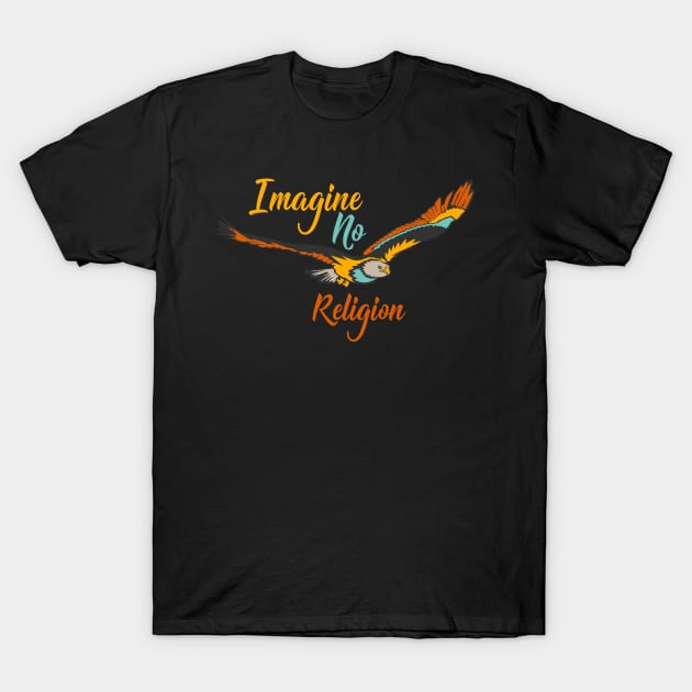 Imagine No Religion T-Shirt by yeoys